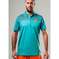 VÊTEMENTS de paddle-tennis POLO Green Grid PADELPOINT VÊTEMENTS de paddle-tennis POLO Green Grid