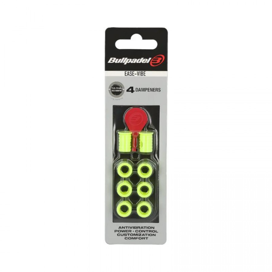 Bullpadel Ease Vibe Amarelo Enxofre Fluor Antivibrador