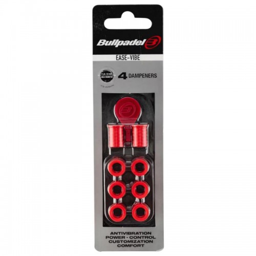 Antivibrador Bullpadel Ease Vibe Rojo