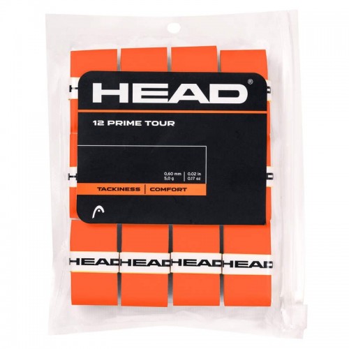 Blister Overgrips Head Prime Tour Orange 12 Units