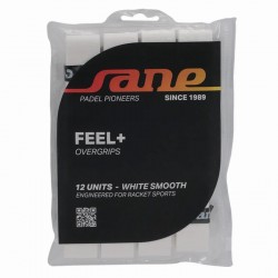 Blister Overgrips Sane Smooth White 12 unités