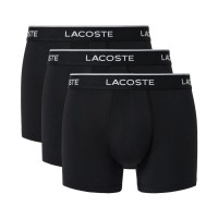Lacoste Microfiber Black Boxers 3 Units
