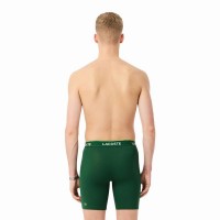 Lacoste Vert Blanc Noir Boxers 3 Unités