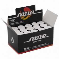 Sane Feel Smooth Overgrips Box White 45 unités