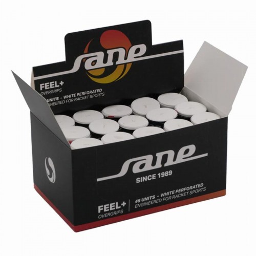 Sane Feel Overgrips Box Perforated White 45 unidades