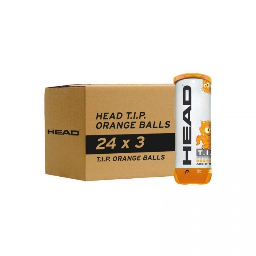 Cajon 72 Balls - 24 Bateaux de 3 pcs - Tete T.I.P. Orange