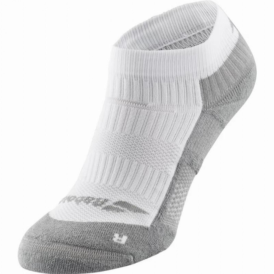 Babolat Pro 360 Chaussettes Grises Blanches 1 paire