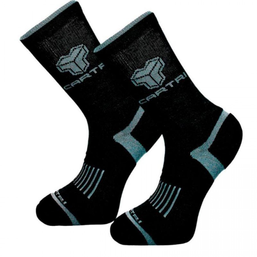 Calcetines Cartri Tiber High Negro 1 Par  Oferta + Barato