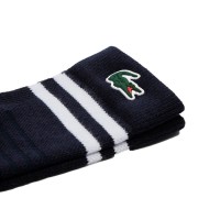 Lacoste Sport Chaussettes High Cut Marine Blanc 1 Paire