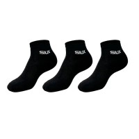 Calcetines Siux Basic 26 Caña Corta Negro 3 Pares
