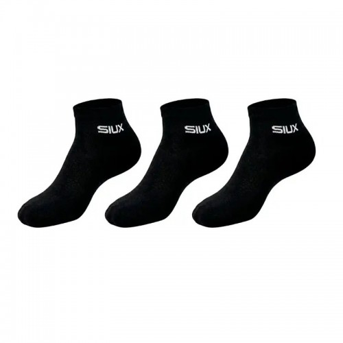 Siux Basic 26 Meias Curtas Pretas 3 Pares