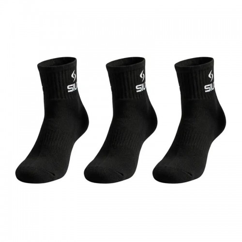 Siux Basic 26 meias até a panturrilha pretas 3 pares