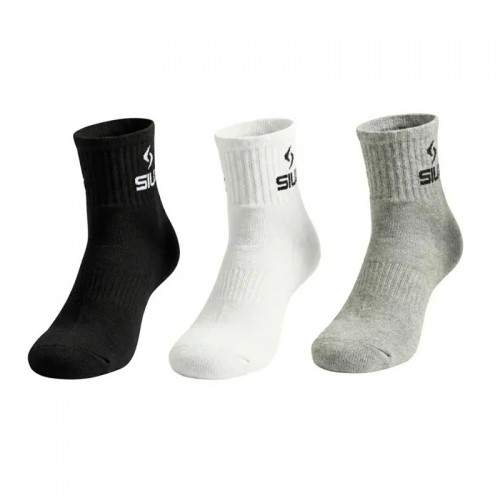 Siux Basic 26 meias de panturrilha Preto Cinza Branco 3 pares