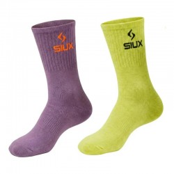 Calzini Siux Groove High Shaft Green Purple 2 paia