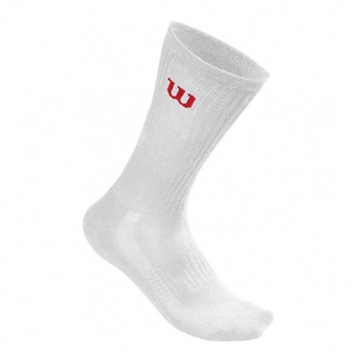 Wilson Crew Chaussettes blanches 3 paires
