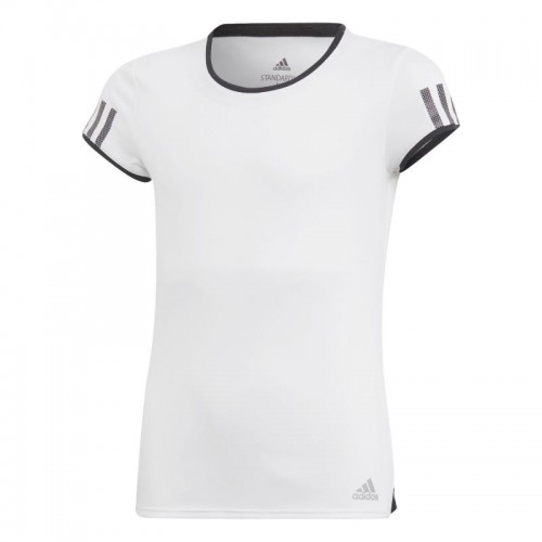 Camiseta Adidas Club Blanco Negro Junior