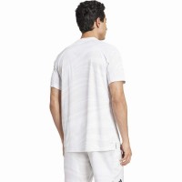 Camiseta Adidas Club Graphic Blanco Gris  Oferta + Barato