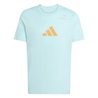 Camiseta Adidas Padel Graphic Azul Celeste