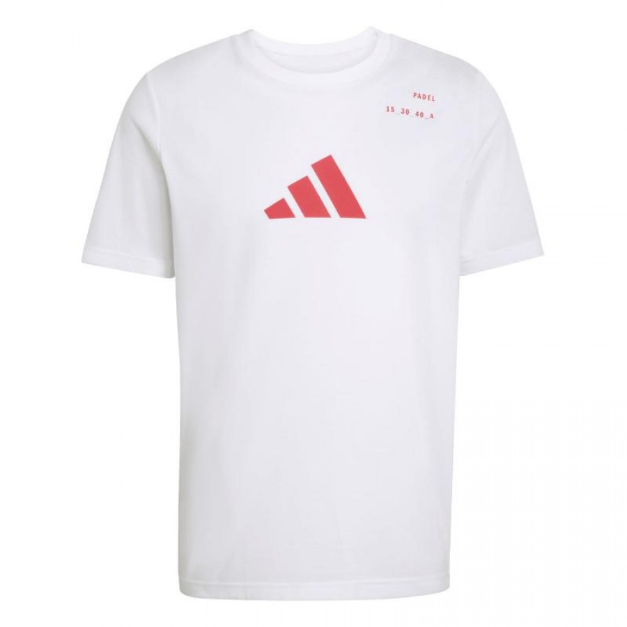 Adidas Padel Graphic White T-Shirt