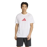 Adidas Padel Graphic White T-Shirt