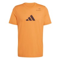 Camiseta Adidas Padel Graphic Naranja