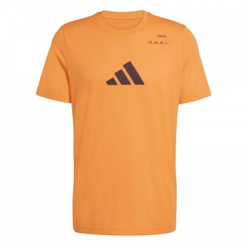 Camiseta Adidas Padel Graphic Naranja