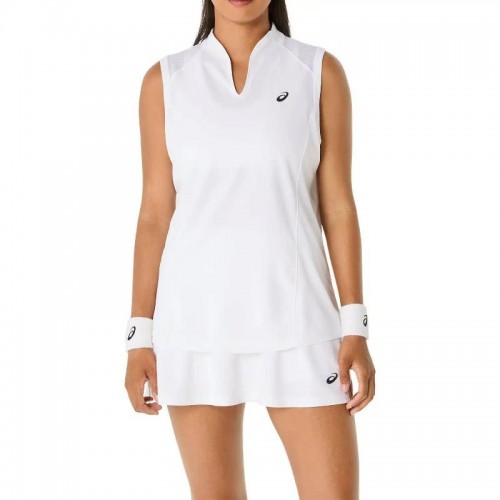 Camiseta branca feminina da Asics Court