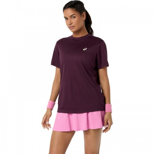 Asics Court SS Top Dark Maroon Women''''s T-Shirt