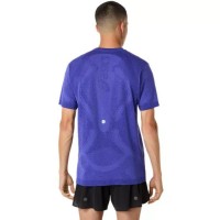 Camiseta Asics Road Sem Costuras SS Top Purpura