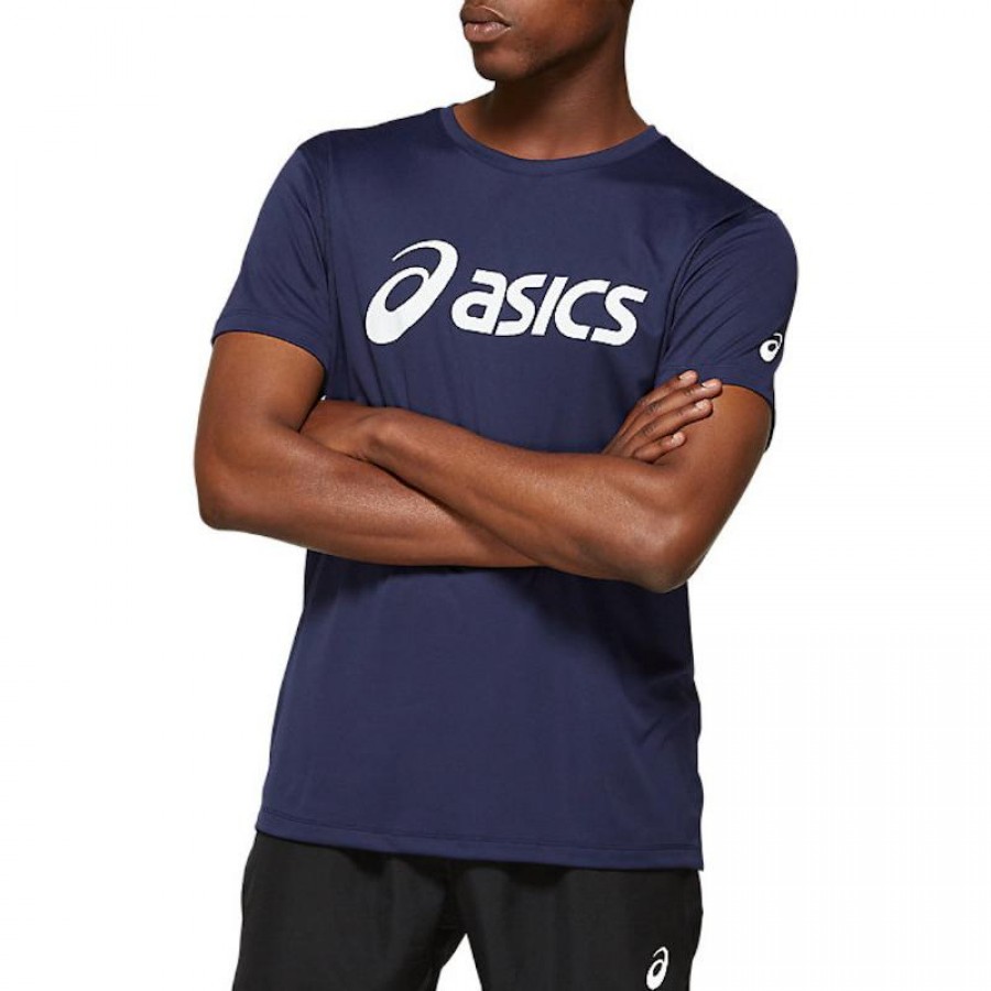 Asics Silver Blue Peacoat Glossy White T-Shirt