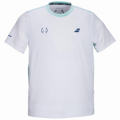Camiseta Babolat Juan Lebron Crew Neck Tee Blanco