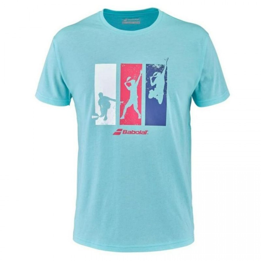 Camiseta Babolat Padel Azul
