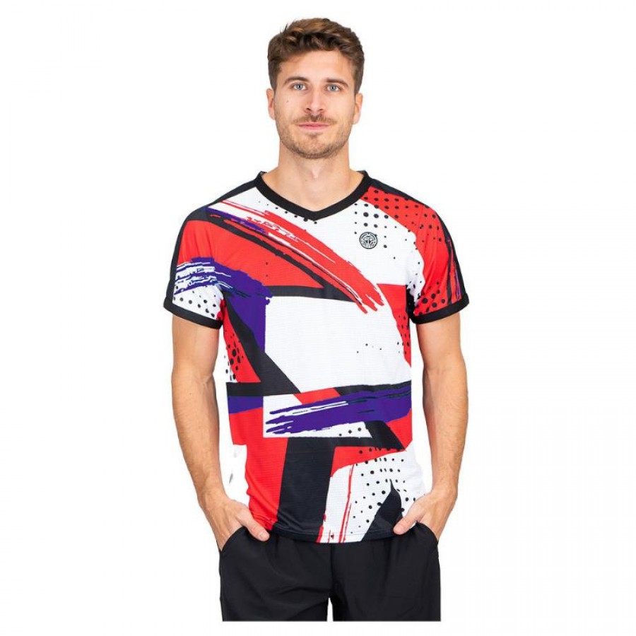 Camiseta Bidi Badu Good Vibes Tee Negro Rojo Blanco