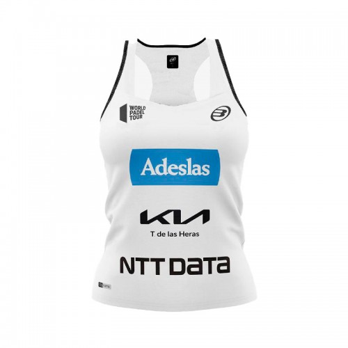 Camiseta Bullpadel Ale Salazar WPT Olin Blanco 2022