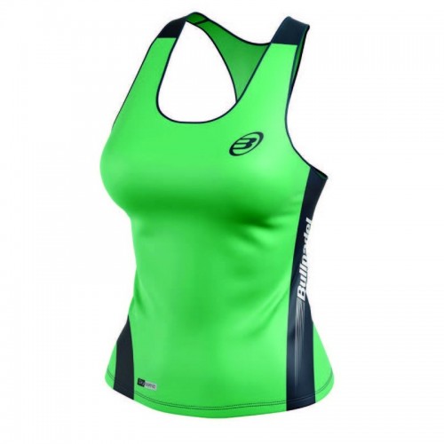 Camiseta Bullpadel Binas Verde Fluor