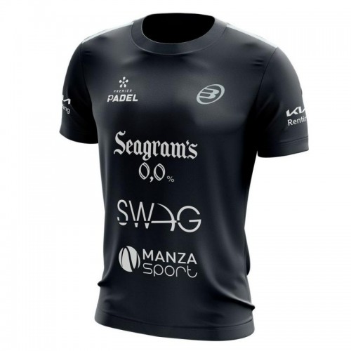 Camiseta Bullpadel Paquito Navarro Premier Padel Finals Licio Negro