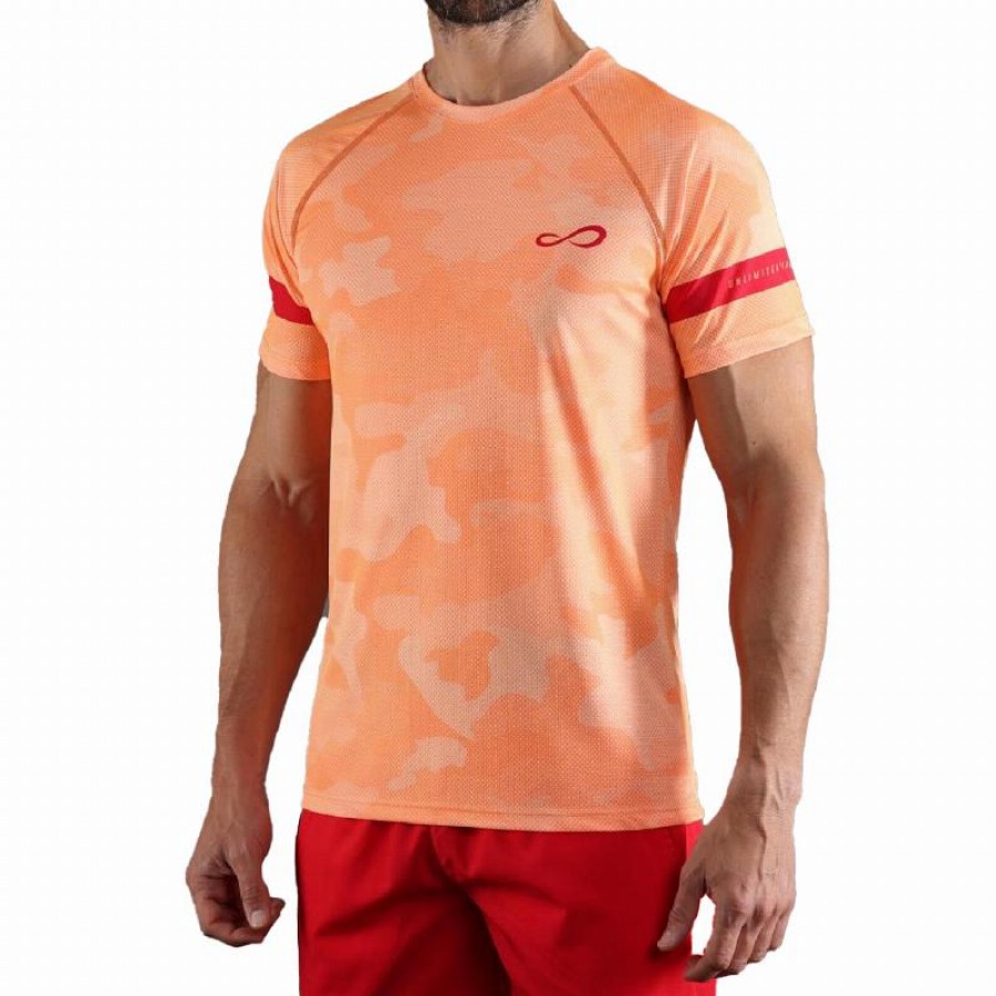 Camiseta Endless Camo Naranja  Oferta + Barato