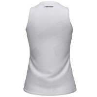 Camiseta Head Pro Blanco Naranja Mujer