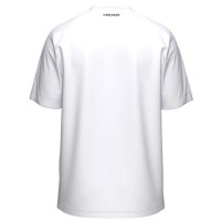 T-shirt Head Slice blanc noir