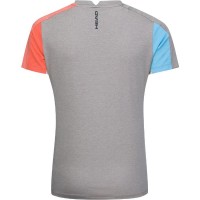 Camiseta Head Tech Cinza Azul Feminina