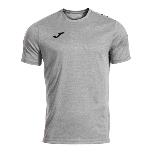 Camiseta Joma Olimpiada Gris Melange Negro