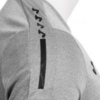 Camiseta Joma Olimpiada Cinza Melange Preto
