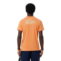 Lacoste Sport Graphic Orange T-Shirt