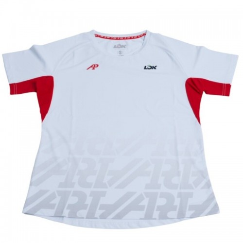 Camiseta Lok A1 Padel Stanish Blanco Mujer