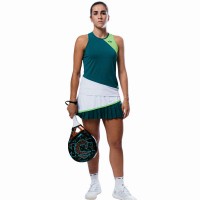 Camiseta Lok Gross Branco Verde Mujer