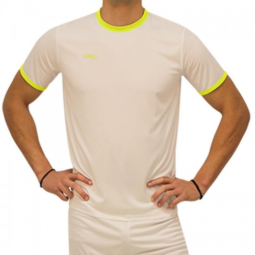 Camiseta Softee Galaxy Blanco Amarillo Fluor Junior