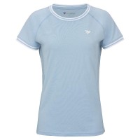 Camiseta feminina Tecnifibre Team Stretch Glacier Blue
