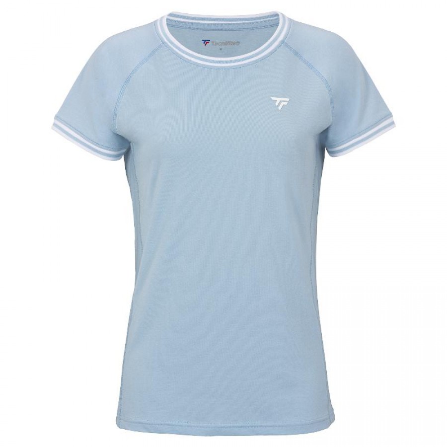 Camiseta feminina Tecnifibre Team Stretch Glacier Blue