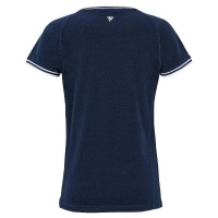 Camiseta Tecnifibre Team Stretch Azul Marino Mujer