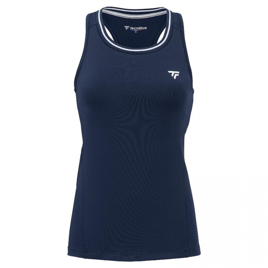 Camiseta Feminina Tecnifibre Team Team Tech Azul Marinho